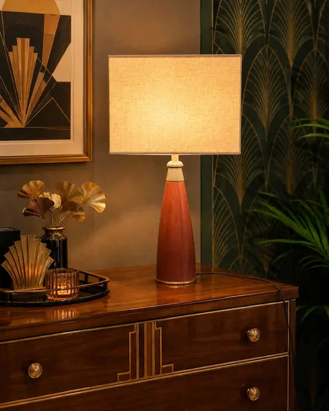Rectangle terracotta — Lin et céramique